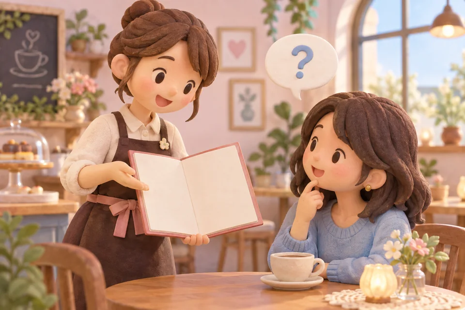 分からない言葉を聞く場面（AI生成）
